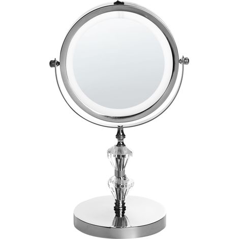 Makeup Mirror LED LAON Silver (1/5)