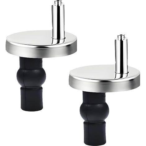 CCYKXA 2pcs Fixation Abattant WC Clipsable, Cuvette WC Fixation, Charnière Abattant WC (1/5)