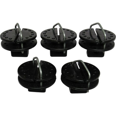 Electric Fence Wire Tensioner Strainers with Clip X5 (Inline Fencing Puller Polywire Rope)