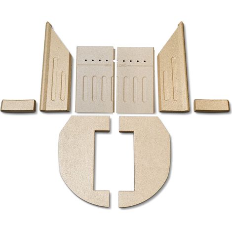 Habillage de cheminée pour poêles Aduro 9 – 8 pièces en vermiculite – Dimensions optimales pour encastrement parfait – Compatible modèles 9, 9.3, 9.4 – Kaminxpert