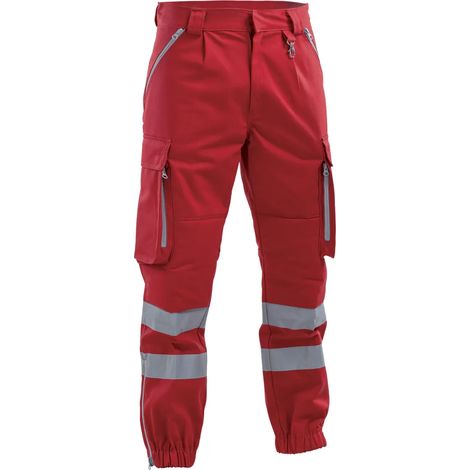Pantalone da Lavoro P&P Loyal per Soccorso 118 Rosso XXS