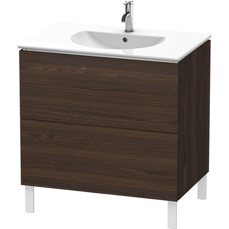Mobile lavabo L-CUBE 534x820x704mm noce geb