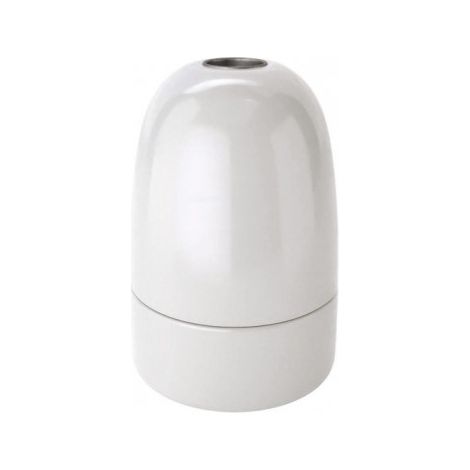 Douille Porcelaine Blanche E40 : Vintage, Déco et Qualité pour un Éclairage Élégant