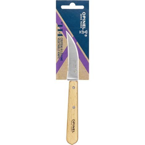 Opinel Cuisine N°114 - Couteau à légumes - 7 cm - Natural