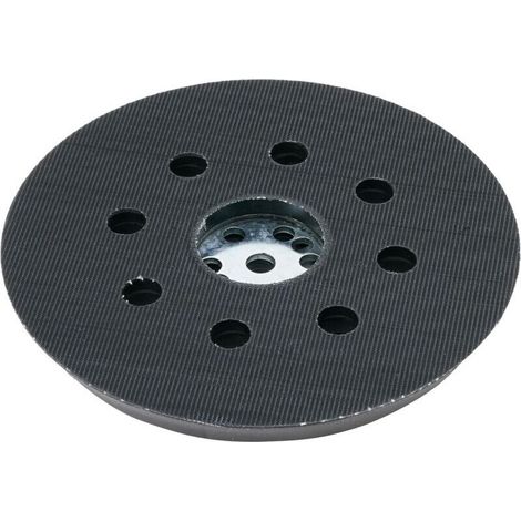 125-mm-Schleifpad – 8 Löcher für Farbe und Spachtelmasse – mittelharter Schwamm – verbesserte Geometrie für Kanten und Kurven – 2608601062 (1/5)