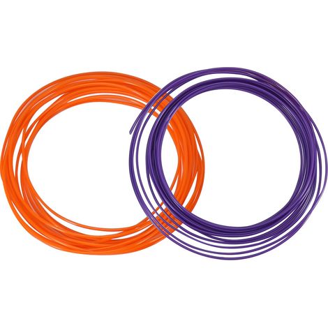 Filament PLA 1.75mm - Bobine de 5m pour Stylo d'Impression 3D - 10 Couleurs Disponibles - Consommable pour Création (1/4)