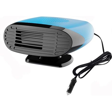 12V 180W Ventilateur Refroidisseur de Chauffage de Voiture, Emister et Dégivreur de Fenêtre de Voiture - Ventilateur de Voiture Portable 360° Rotatif Vent Frais et Chaud