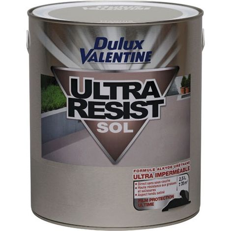 Val.sols Ultra Résist.2.5l Rge Carrelage - Dulux Valentine