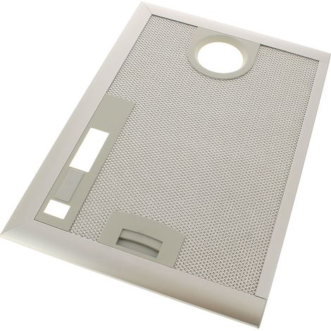 Filtro antigrasso in metallo 380x265 per cappa bosch