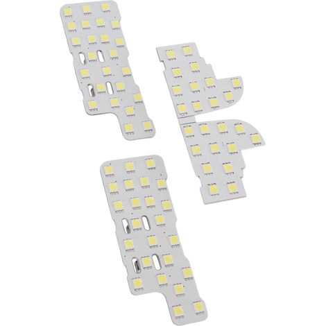 Lot de 4 lampes de lecture intérieures blanches pour voiture, 8000 lm, LED SMD, plafonnier, remplacement pour CRV 2006-2008 (1/5)