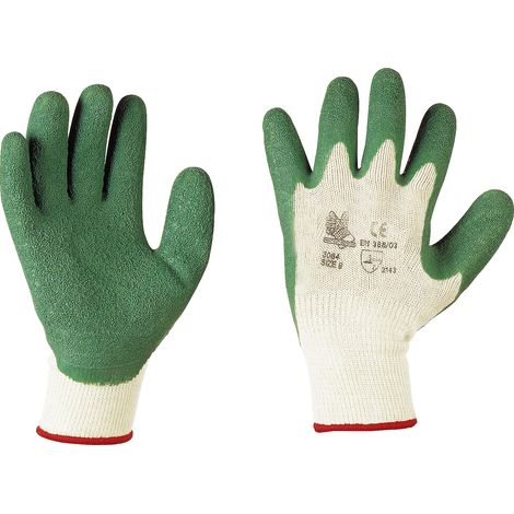 GUANTO LATTICE VERDE SUPP. COTONE