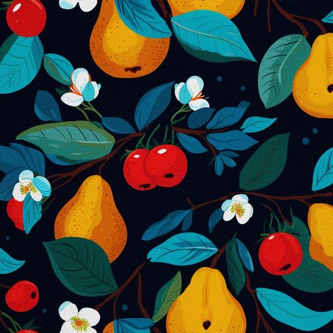 Tela decorativa para exteriores Oxford - Motivo frutal DX6471 (1/5)