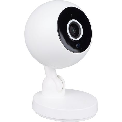 Caméra de sécurité intérieure Wi-Fi 1080p avec vision nocturne, détection de mouvement, audio bidirectionnel, babyphone pour la maison (1/5)
