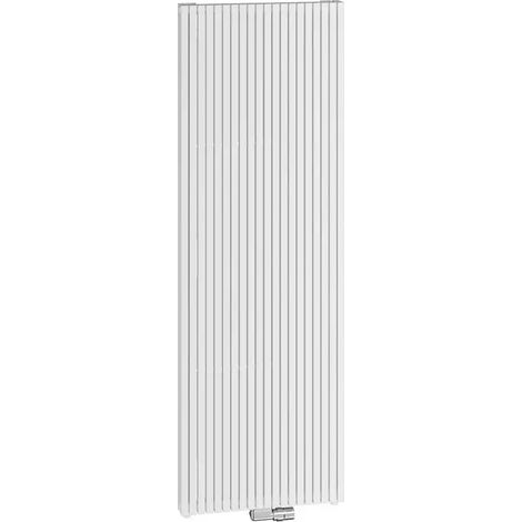 Kermi Decor-Arte Pure vertical Radiador de diseño, Conexión central / lateral, 1800x715 mm (AxL), blanco, D3N1V1800722XXK