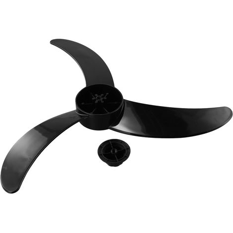 Leichte 45,7 cm lange Ersatz-Ventilatorflügel aus PP-Kunststoff mit leistungsstarkem 3-Blatt-Design für elektrische Standventilatoren (1/5)
