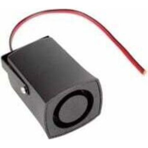 FENOPLASTICABip de recul - Alarme de recul Universelle pour Voiture 12V 115db avertisseur sonore de Secours avertisseur sonore Noir, (1/4)