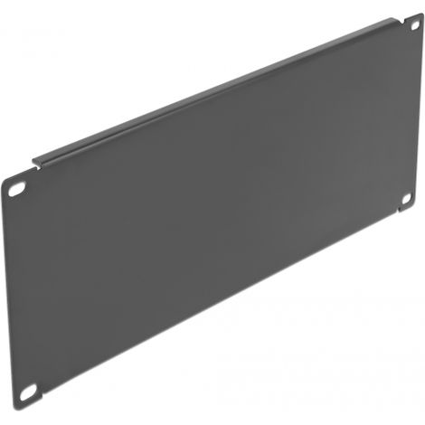 Panel Ciego para rack 19 de 3U en negro