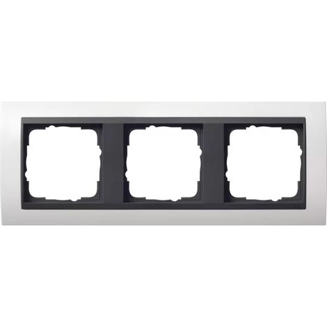 Gira Abdeckrahmen 3f. bruchsicher anthrazit ZL 021307 (1/2)