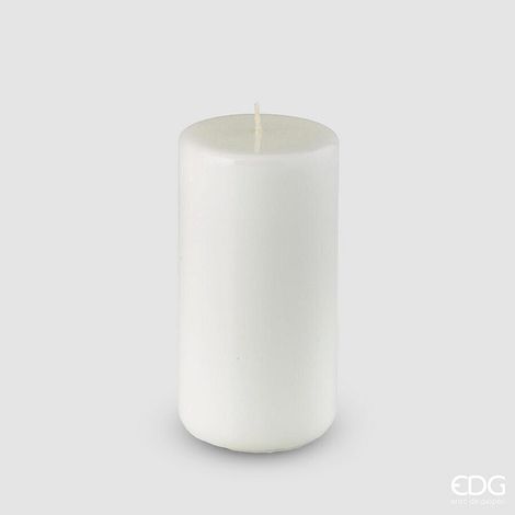 EDG Enzo De Gasperi Candela Moccolo H 15 Cm D 8 Cm Laccata White
