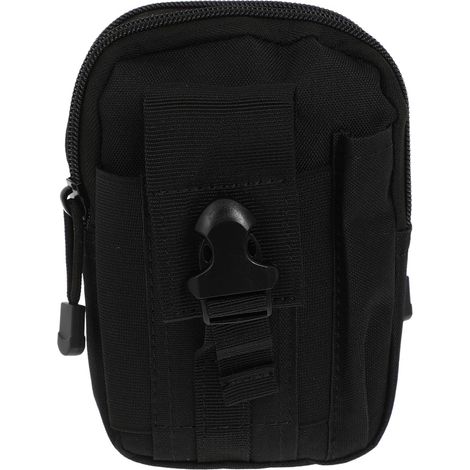 Paquet Voyage Radio De Pochette Utilitaire D'interphone De Rangement Radio Pochette Radio Black Tissu Oxford (1/5)