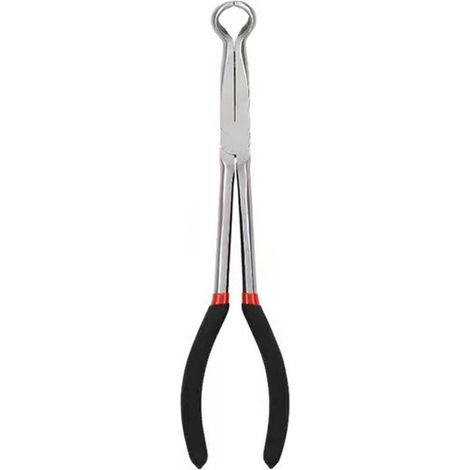 Pince à bougies d'allumage extra longue de 280 mm (11 pouces) avec tête annulaire, pince à bec long pour le retrait des fils de bougies d'allumage de voiture (1/5)