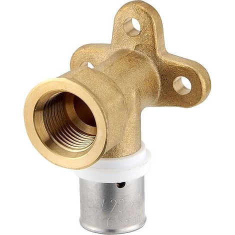 Pressfitting-Wandwinkel 52 mm - 20 x 2,0 mm - 1/2 Zoll Innengewinde für MV-Rohr