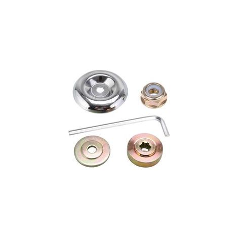 Pièces Kit de Fixation D'écrou de Lame en Métal Universelle Accessoires pour Adaptateur de Lame de Tondeuse à Gazon pour Tondeuse à Gazon Machine D'irrigation (1/5)