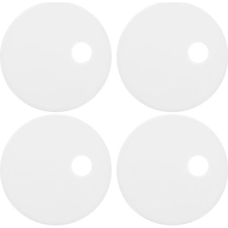 Cache-Boulons De Toilette 1.77 Pouces - Cache-Vis Universels Plastique Fixations Charnières Abattant Wc Protection Contre Eau Poussière Saleté (1/5)