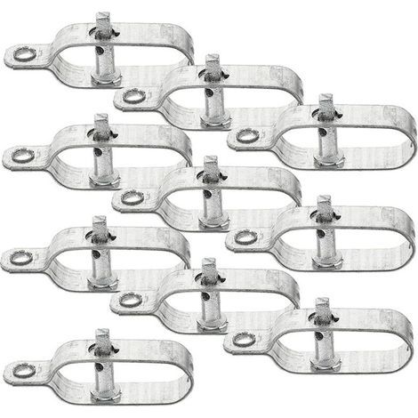 Convient aux kits de tendeurs de câbles métalliques de 10 pièces, comprenant un tendeur à crémaillère à cliquet, un connecteur de câble et un tendeur de câble métallique. (1/5)