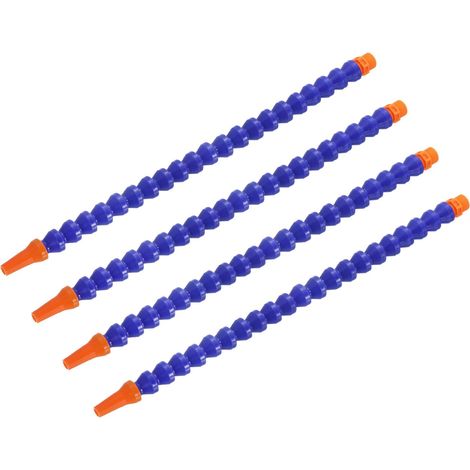4 Pièces Tuyau Flexible de refroidir Eau/Huile Filetage G3/8", 400mm Tuyau à Buse Ronde Plastique Réglable avec Tube Interne pour Tour CNC et Système de refroidir à Eau (1/5)
