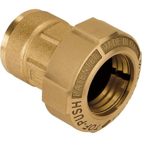 Effebi Anschlussverschraubung Typ 860, 1/2"x20mm, 3-teilig, Messing (1/2)