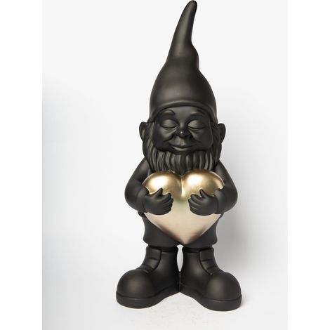 BLOGO Statuetta Innamorato Nero 13,6xH28cm