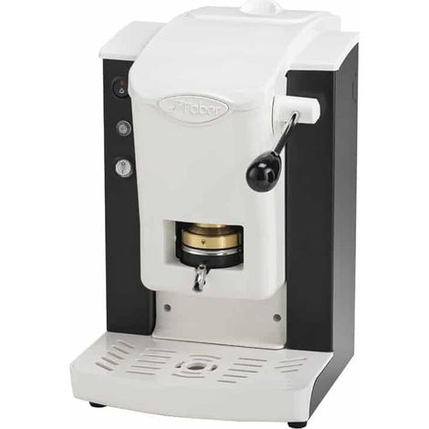Faber Macchina Da Caffè A Cialde Slot Plast Lite Bianco/Nero