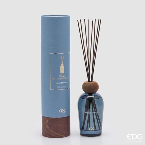 EDG Profumatore Bottiglia Con Bastoncini Opal Ocean Breeze H 18,5 (1/3)