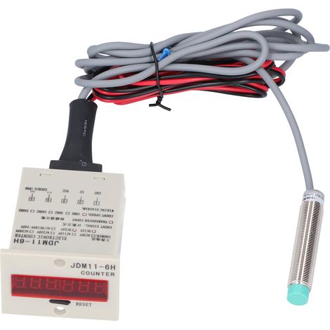 Compteur Électronique BERM pour Pièces Métalliques, Détection Contact, Affichage Digital, Alimentation 12-24V DC JDM11‑6HDC12 (1/5)