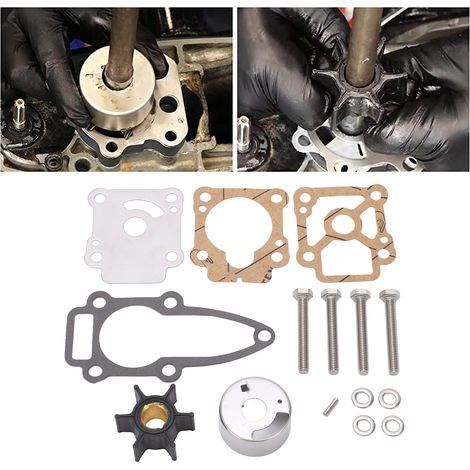 Le kit de pompe à eau pour moteur hors-bord Tohatsu 3B2-87322-2 convient aux moteurs Tohatsu M6/8/9.8B (2 temps). (1/5)