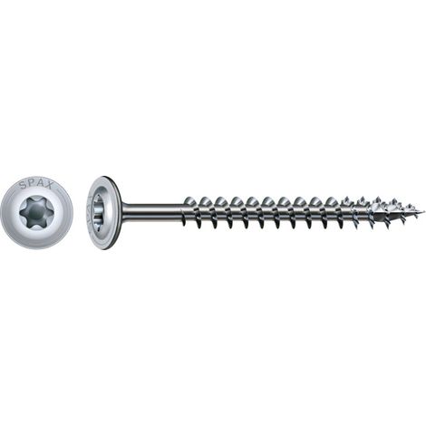 SPAX 0251010801005  Holzschraube 8 mm 100 mm T-STAR plus    Stahl WIROX 50 St.