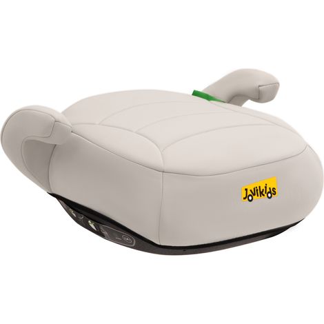 Kinder-Autositzerhöhung ECE R129 126–150 cm mit waschbarem beigem Polsterbezug HOMVRA (1/5)
