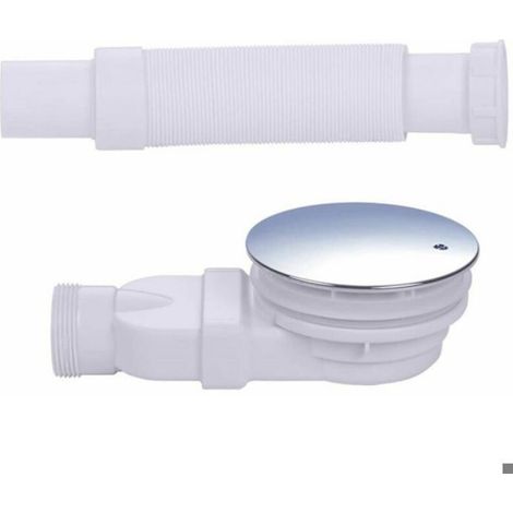 Bonde De Douche - 90 mm - Système Anti-Odeurs - Tamis À Cheveux - Hauteur D'Encastrement 59 mm - Unité (1/4)