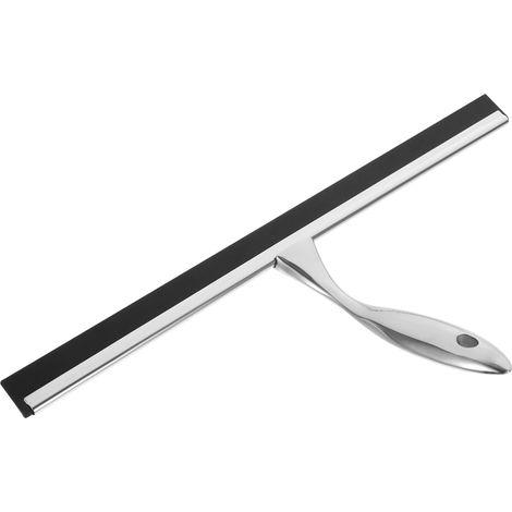 Raclette ménagère, inox, 14 pouces, avec crochet, pour vitres (1/5)