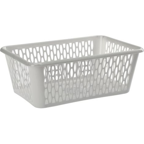 Cestino contenitore organizer Molly taglia 3 grigio