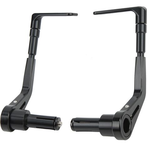Guidon Moto Protection Paire 22mm 7/8in Aluminium Noir Réglable Universel Anti-chute Barres (1/5)