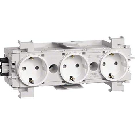 TEHALIT GS3001 PRESA VWS 3 PRESE HAGER GS30019016