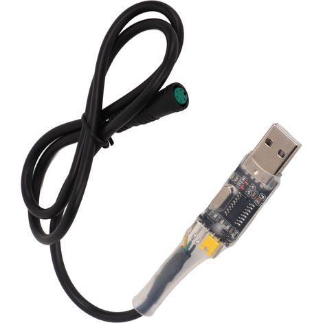 USB-Programmierkabel für BBS01-Mittelmotor für E-Bikes, 5-poliger USB-2.0-Buchsenstecker aus Kunststoff (1/5)
