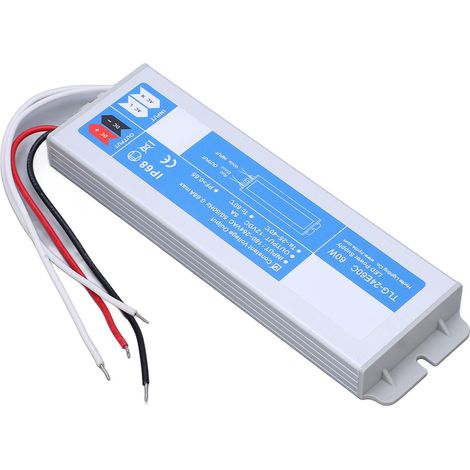 Wasserdichtes 60W LED-Netzteil, 12V 5A Transformator, 180-264V AC Eingang, konstanter DC Ausgang, Konverter für LED-Streifen und Strahler, IP67 Treiber. (1/5)