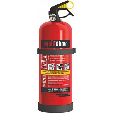ESTINTORE A POLVERE PER AUTO 2KG GP- 2z ABC/PM IGNIFUGO + APPENDIABITI