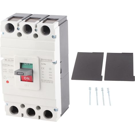 Disjoncteur 3P coque ignifuge protection différentielle surcharge interrupteur domestique 400V 400A (1/5)