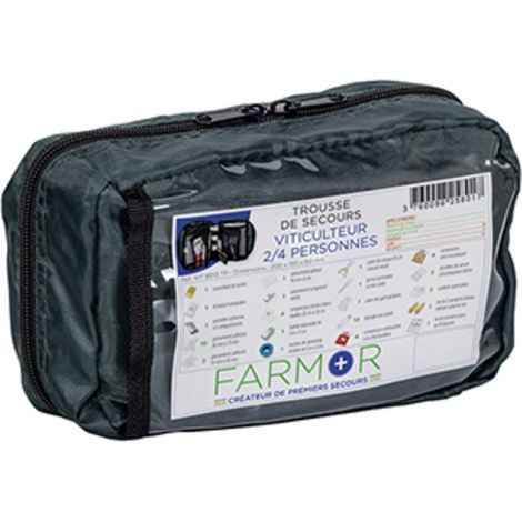 TROUSSE DE SECOURS FARMOR VITICULTEUR 2/4 PERSONNES FARMOR-VIT8013TP