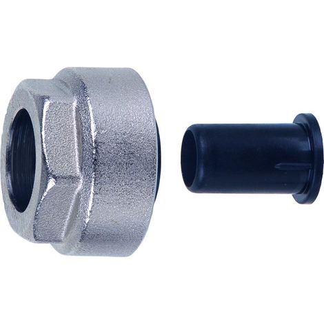 Raccord à vis FEG pour tuyau en plastique G 3/4 AG 12x1,1 mm, 2 pièces.
