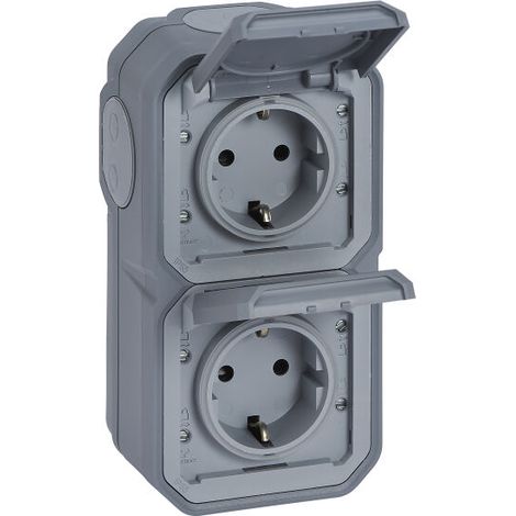 Legrand FRAP 2F VV-SSDO VK STK GR (069744L  PLEXO NEW)